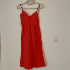 Fendi midi orange dress with jacket